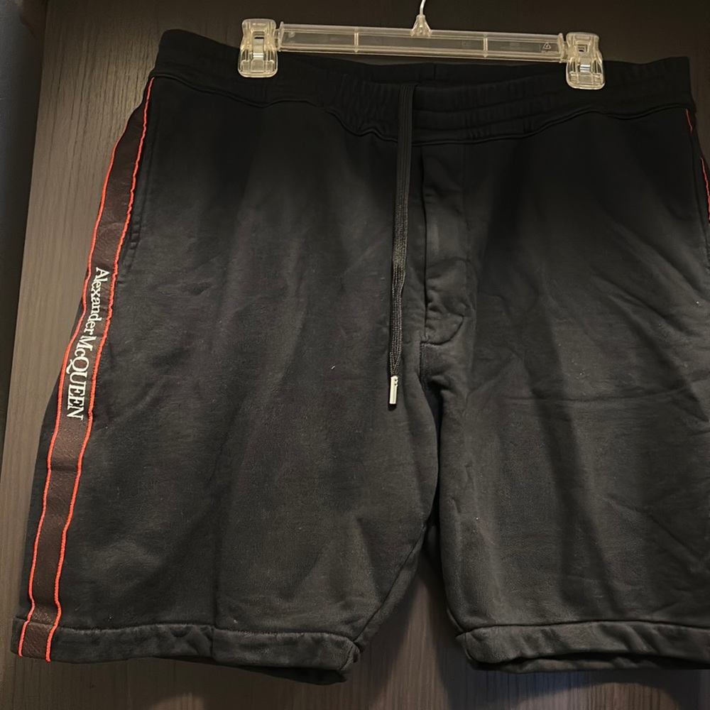Alexander McQueen men’s black shorts
